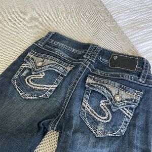 Silver Jeans Women's Boot Cut in Dark Blue